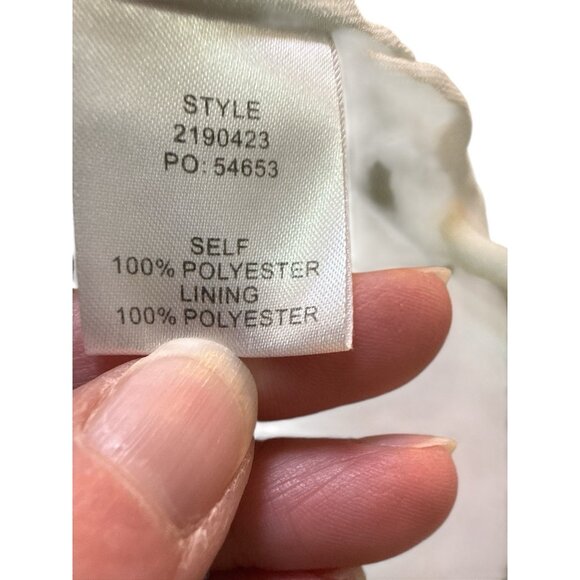 Current Air Dotted Jacquard Tiered Midi Dress with Ruffled Wrap Skirt Sz S EUC - Picture 7 of 8